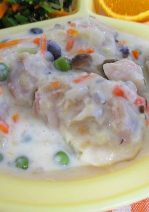 鶏のクリームソースかけ-レシピのメイン写真