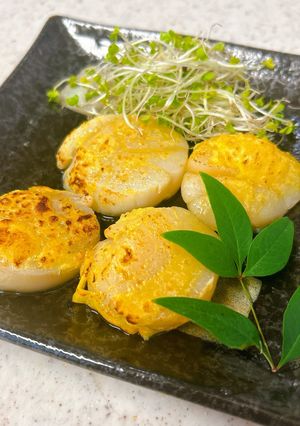 刺身用ホタテの黄金炙り焼き-レシピのメイン写真