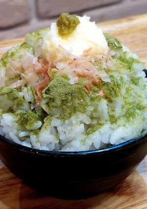 熱々を召し上がれ♪緑茶バターごはん-レシピのメイン写真