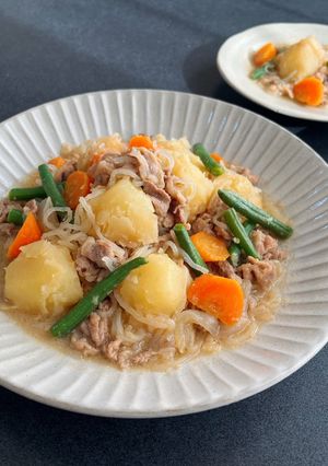 出汁入り味噌で、我が家の定番味噌肉じゃが-レシピのメイン写真