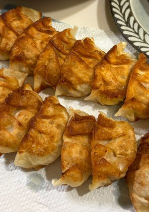 超簡単♪ニラと豚ミンチだけの揚げ餃子-レシピのメイン写真