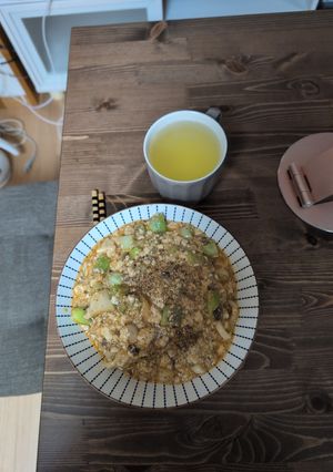 ピリ辛四川風麻婆豆腐ぶっかけうどん-レシピのメイン写真