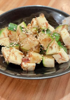 【簡単！】ズッキーニとチーズのおかか和え-レシピのメイン写真