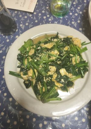 中華の副菜に、ほうれん草と卵の中華炒め🇨🇳-レシピのメイン写真