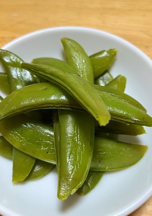 茹でたスナップえんどう-レシピのメイン写真