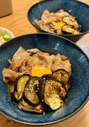 豚肉となすの照り焼き丼🍆-レシピのメイン写真