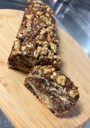 米粉チョコバナナマーブルパウンドケーキ-レシピのメイン写真