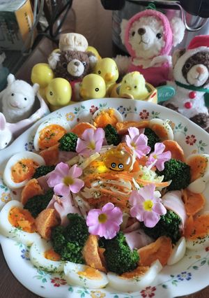 お花サラダ【可愛い】【大満足サラダ】-レシピのメイン写真