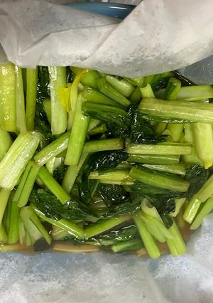 小松菜のオイスターソース蒸し-レシピのメイン写真