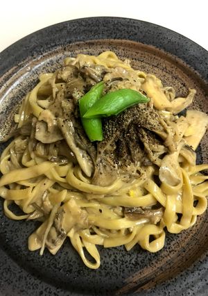 ポルチーニのフォンドヴォークリームパスタ-レシピのメイン写真