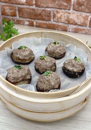 せいろでジューシー☆しいたけの肉詰め-レシピのメイン写真