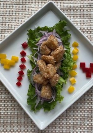 里芋のからあげサラダ仕立て-レシピのメイン写真