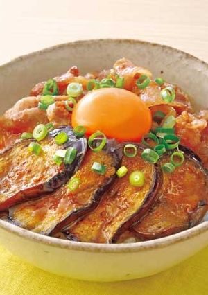 豚肉となすの照り焼き丼-レシピのメイン写真