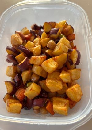 気分上げ揚げ芋豆サラダ-レシピのメイン写真