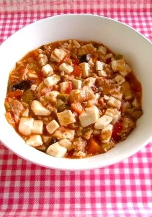 西湖豆腐（しーほーどうふ）・保育園給食-レシピのメイン写真