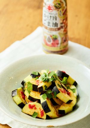 夏にぴったり☆彡簡単なすの梅サラダ-レシピのメイン写真