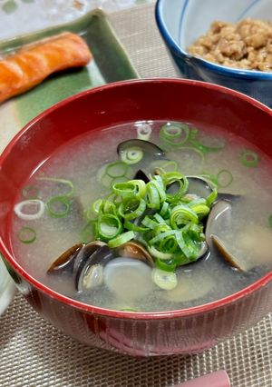 今朝はしじみのお味噌汁♪-レシピのメイン写真