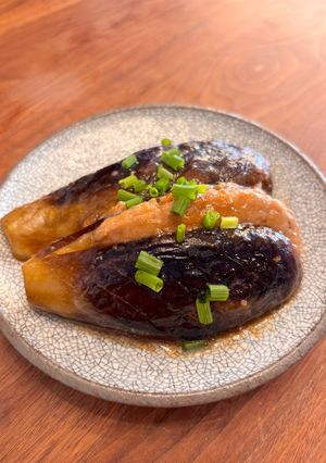 なすのひき肉はさみ焼き-レシピのメイン写真