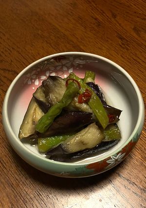 茄子といんげんの焼き浸し-レシピのメイン写真