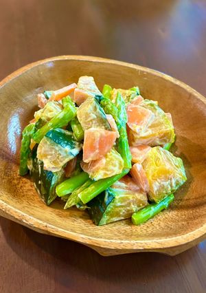 簡単！緑黄色野菜☆サラダ-レシピのメイン写真