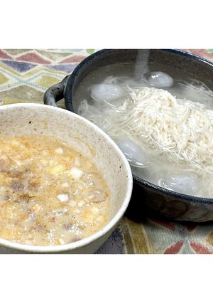 旨辛豆乳そうめん★動画あり★-レシピのメイン写真