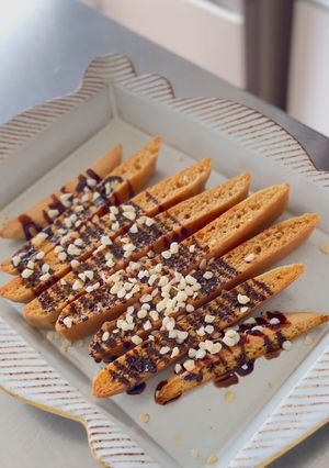 パンケーキで即席チョコナッツラスク-レシピのメイン写真