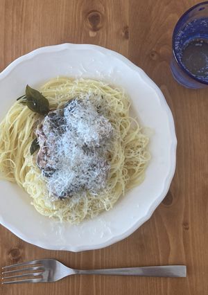 速攻：イワシのパスタ　カペリーニで-レシピのメイン写真