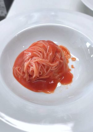 いちごとトマトの冷製カッペリーニ-レシピのメイン写真