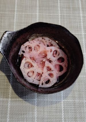 れんこんのゆかり酢の物-レシピのメイン写真