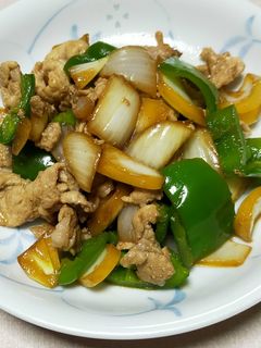 豚肉と新玉ねぎのバルサミコ酢醤油炒め-レシピのメイン写真