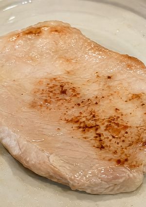 レンジ調理器でトンテキ﹢ピーマン焼き-レシピのメイン写真