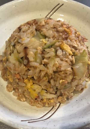 白菜の漬物オートミール鮭チャーハン-レシピのメイン写真