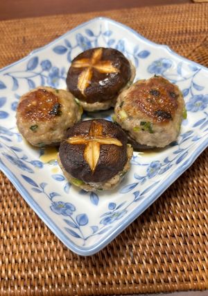 20分簡単　子供が喜ぶ！椎茸の肉詰め-レシピのメイン写真