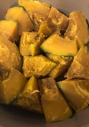 ご飯のおかず、かぼちゃの煮物-レシピのメイン写真
