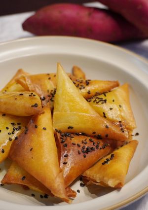 春巻きの皮でスイートポテトパイ-レシピのメイン写真