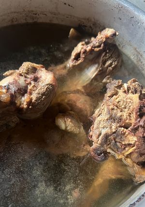 鹿のボーンブロススープ-レシピのメイン写真