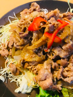 豚こまぎれ肉のポン酢しょうが炒め-レシピのメイン写真