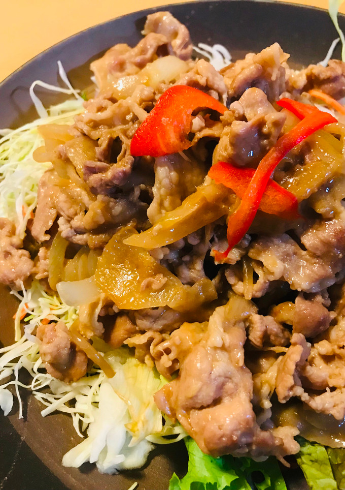 豚こまぎれ肉のポン酢しょうが炒め-レシピのメイン写真