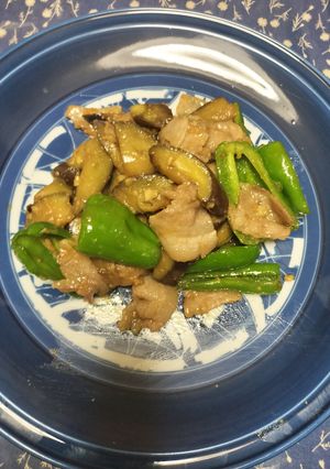 豚バラと茄子とピーマンの味噌炒め🫑🍆-レシピのメイン写真