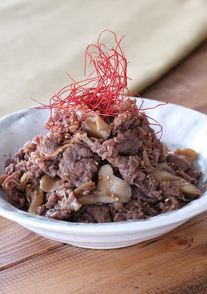 牛肉と舞茸のしぐれ煮-レシピのメイン写真