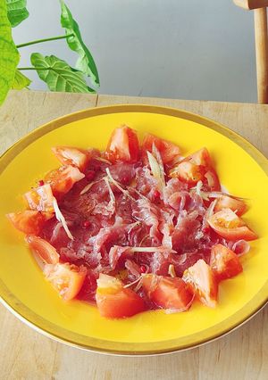 簡単カフェ風♪生ハムトマトマリネ☆常備菜-レシピのメイン写真