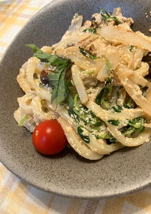 明太子和風うどん-レシピのメイン写真