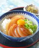 新たまねぎの魅力全開！かば焼き丼♪