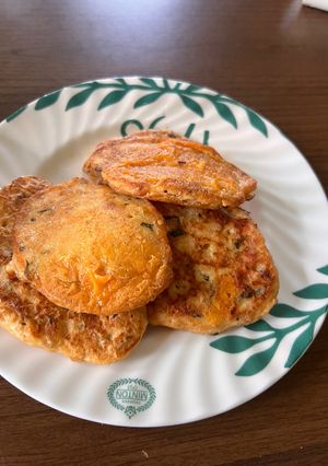お豆腐の明太子ふわふわ焼き-レシピのメイン写真