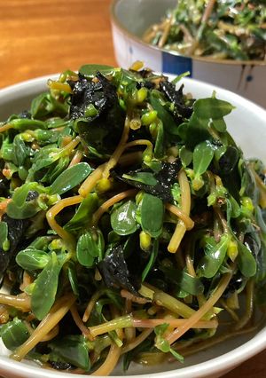 スベリヒユの磯部しょうゆ麹-レシピのメイン写真
