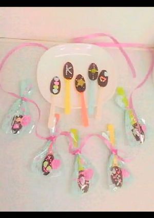 バレンタイン♪スプーンチョコをラッピング-レシピのメイン写真