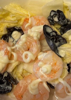 海老と白菜の温サラダ-レシピのメイン写真