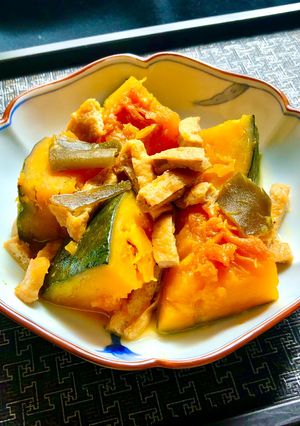 南瓜と油揚げの煮物♡副菜・お弁当-レシピのメイン写真