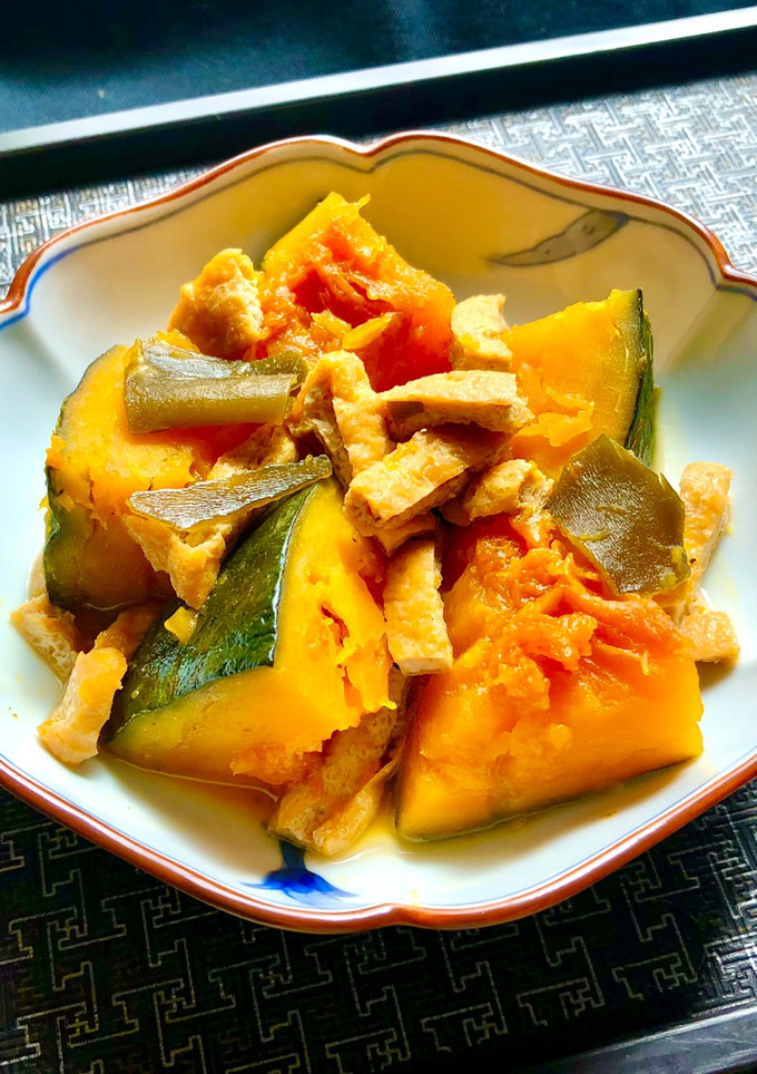 南瓜と油揚げの煮物♡副菜・お弁当-レシピのメイン写真