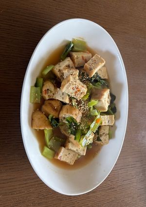 がんもどきと小松菜の煮物-レシピのメイン写真